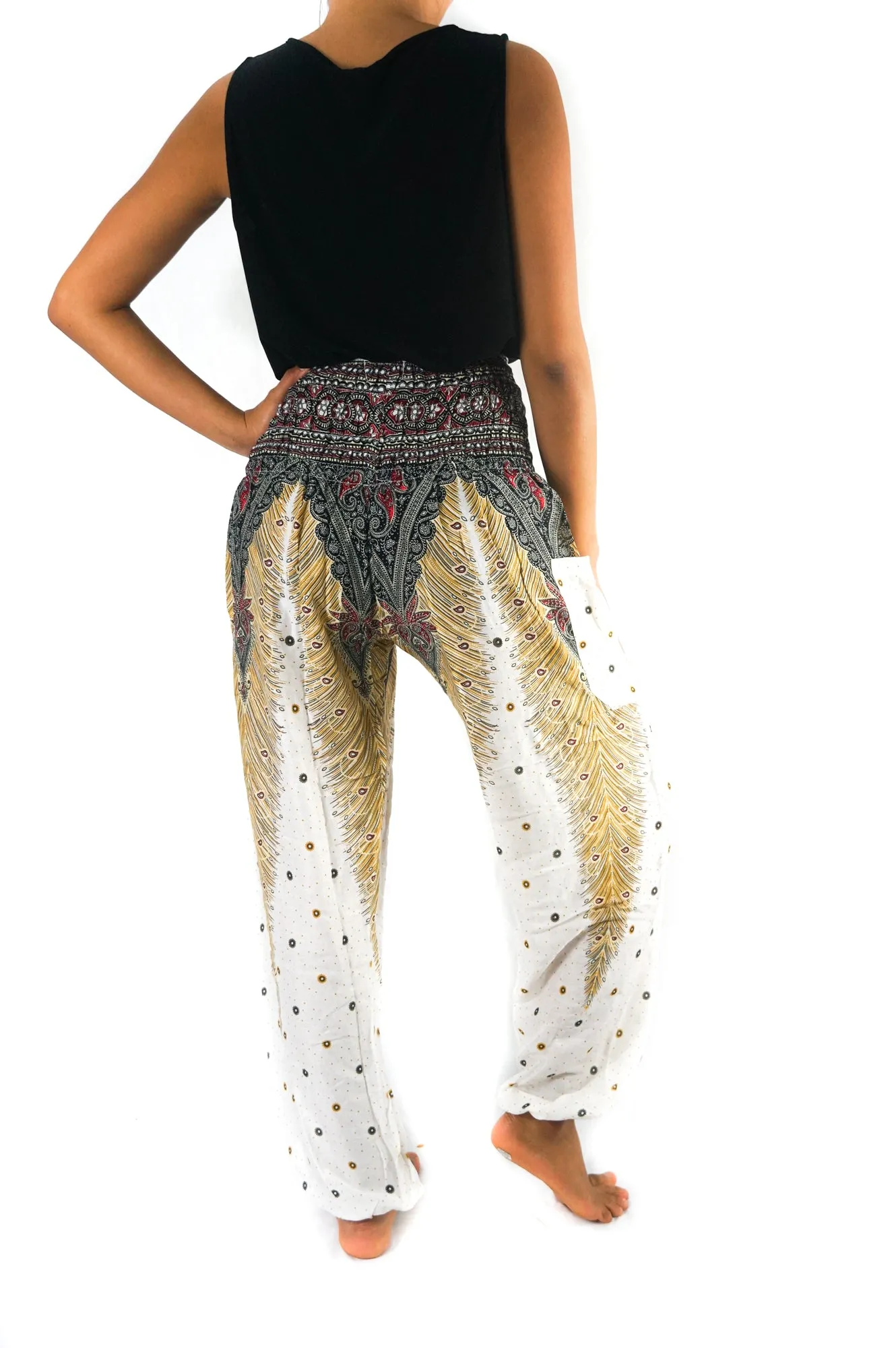 WHITE PEACOCK Women Boho Yoga Pants